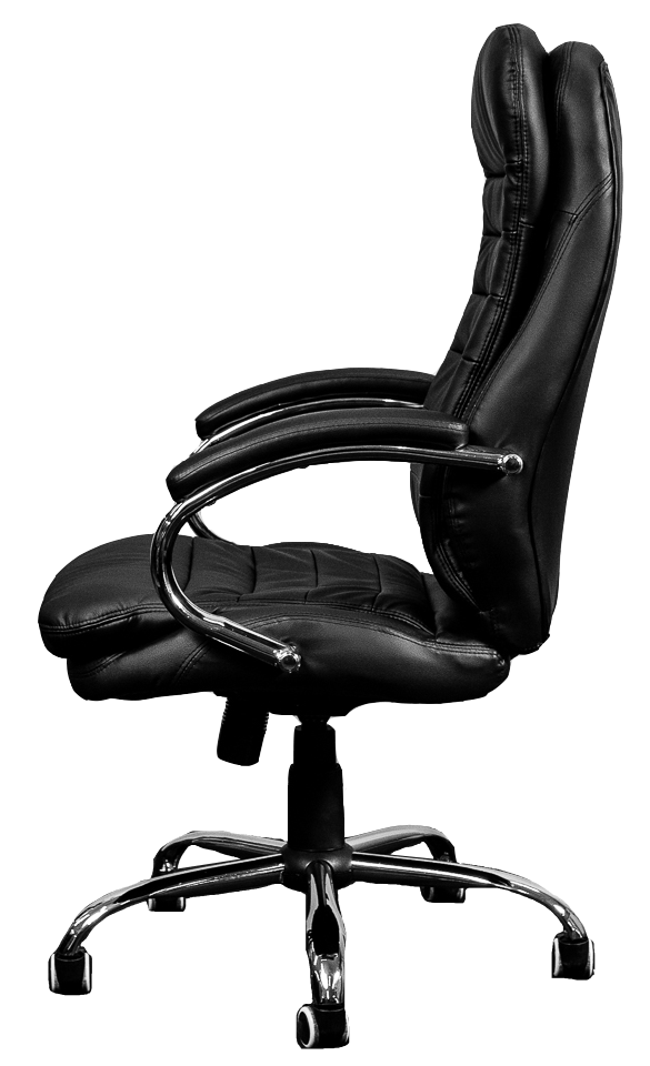 Silla Ejecutiva [NF-3010-5-BK] con Brazos en vinilpiel Negro