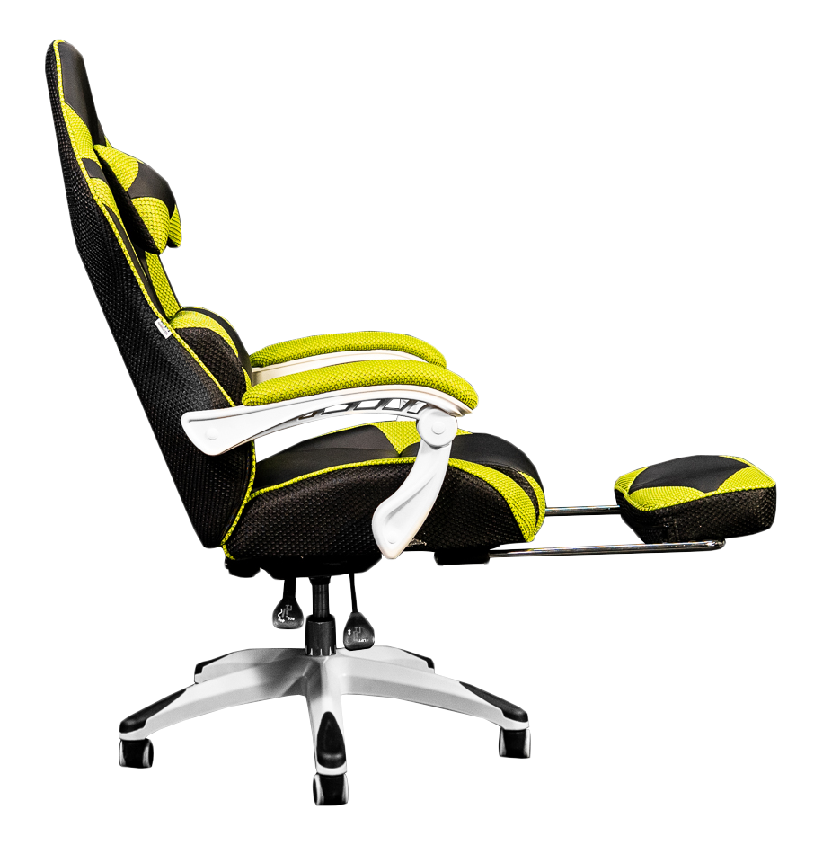 Silla Gamer [S-107] con Brazos con descansapies.