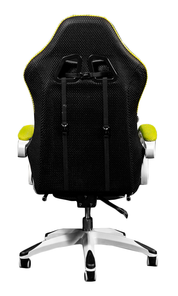 Silla Gamer [S-107] con Brazos con descansapies.