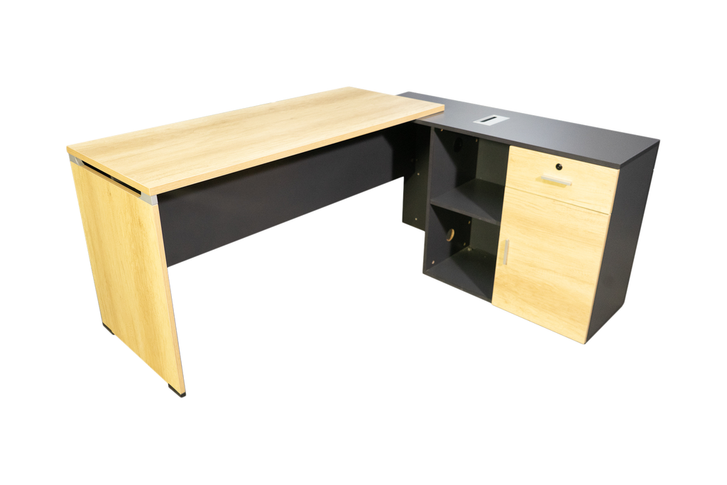Escritorio en L [OZ-EX01-16] con cajonera.