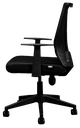 Silla Secretarial [HT-7068BEX] respaldo en malla con brazos.