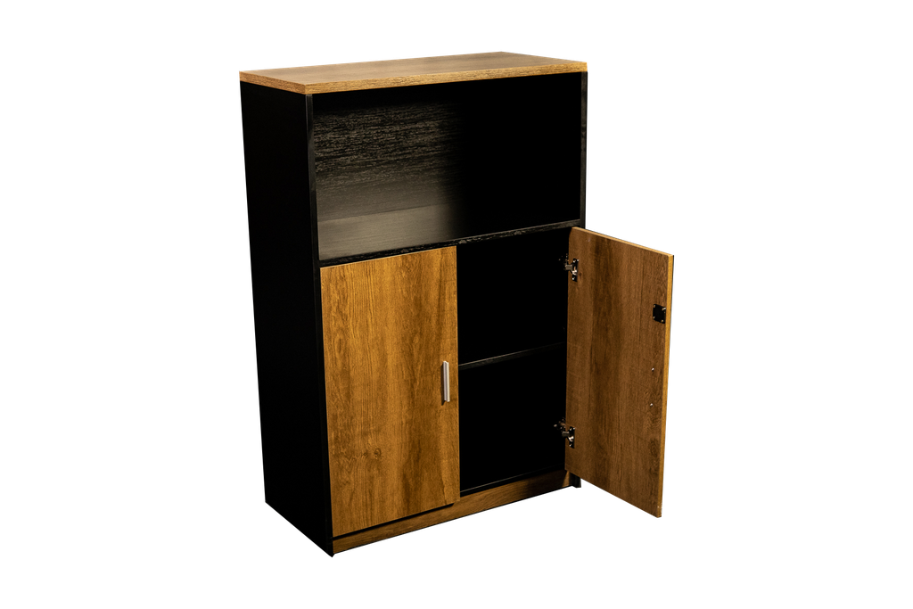 Gabinete con la parte superior descubierta