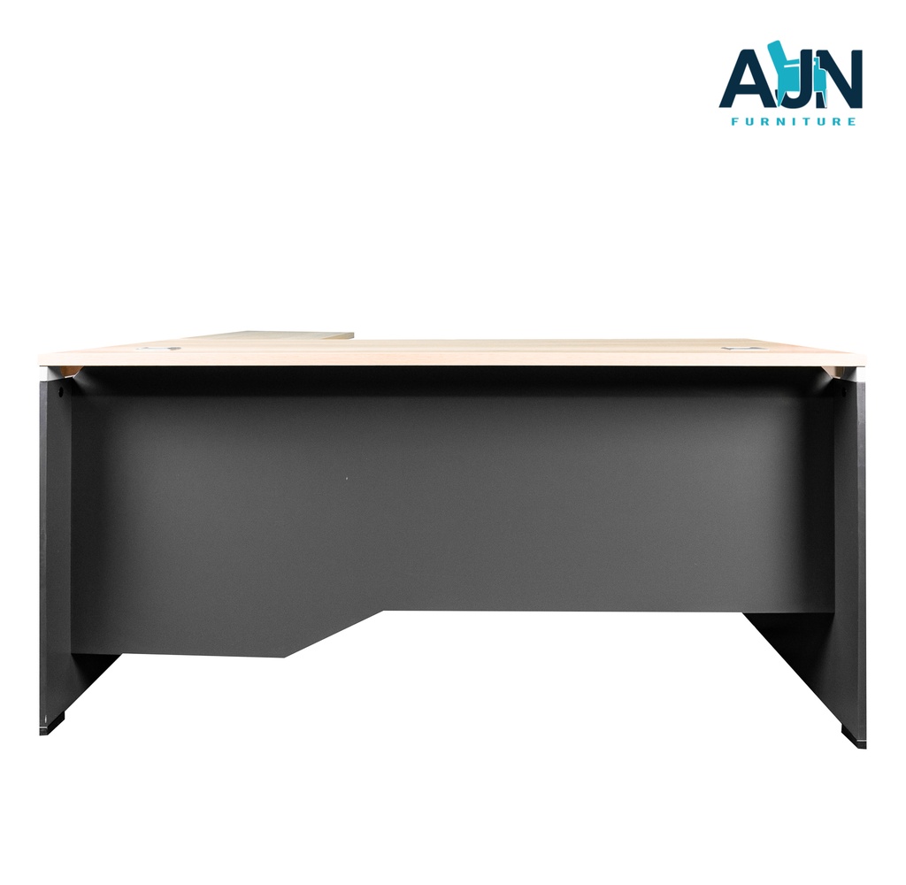 Escritorio en L con cajonera.