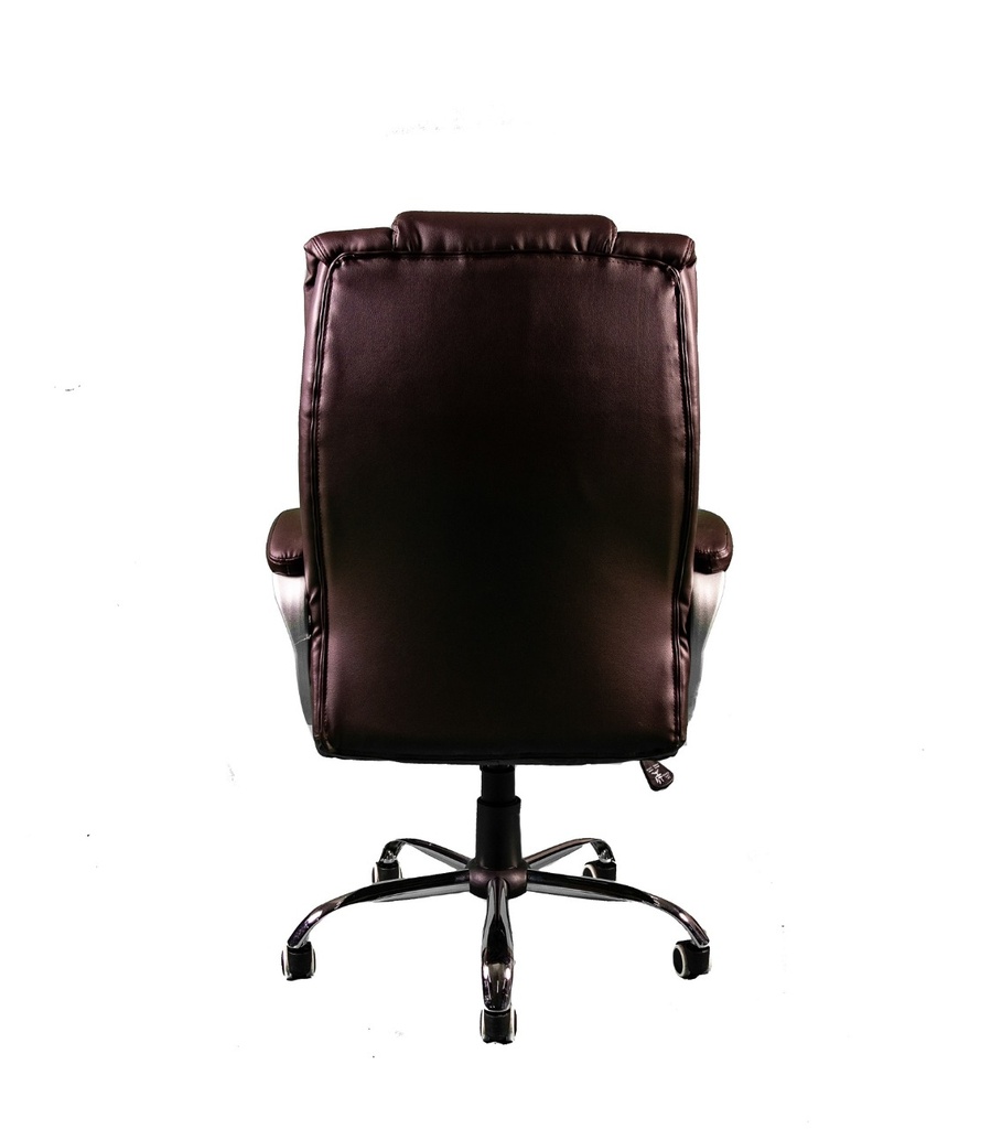 Silla Ejecutiva con Brazos en vinilpiel Negro linea AJN Furniture™