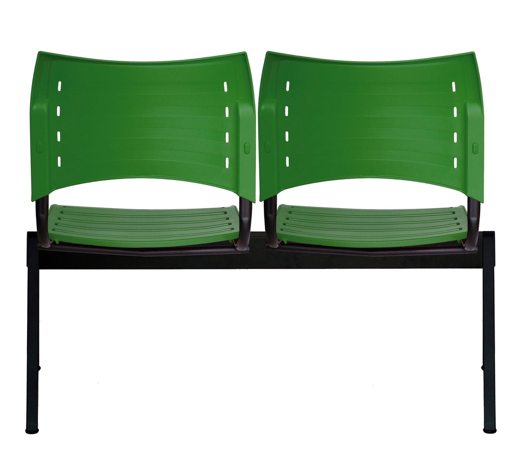 Banca de espera para dos personas en  polipropileno