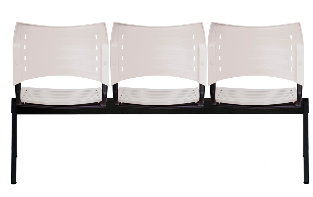 Banca de espera para 3 personas en  polipropileno