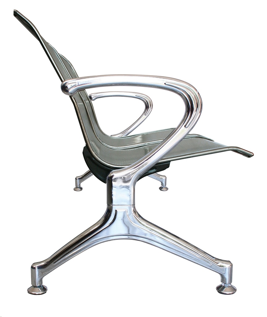 Banca de espera para 2 personas metalica