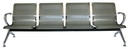 Banca de espera para 4 personas metálica