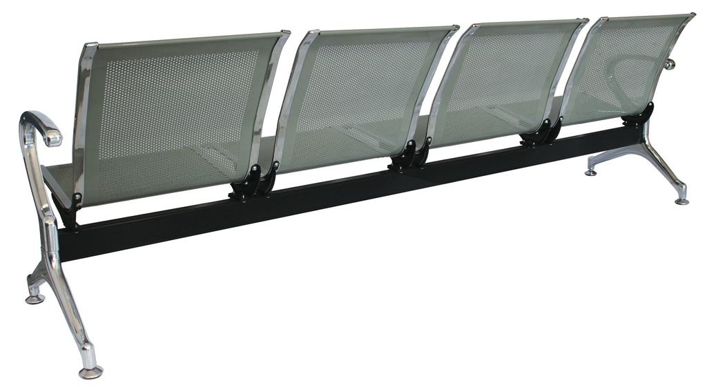 Banca de espera para 4 personas metálica