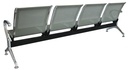 Banca de espera para 4 personas metálica