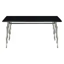 Mesa de centro rectangular Brooklyn cubierta de melamina Color negro medidas de 42”x24”x17” 