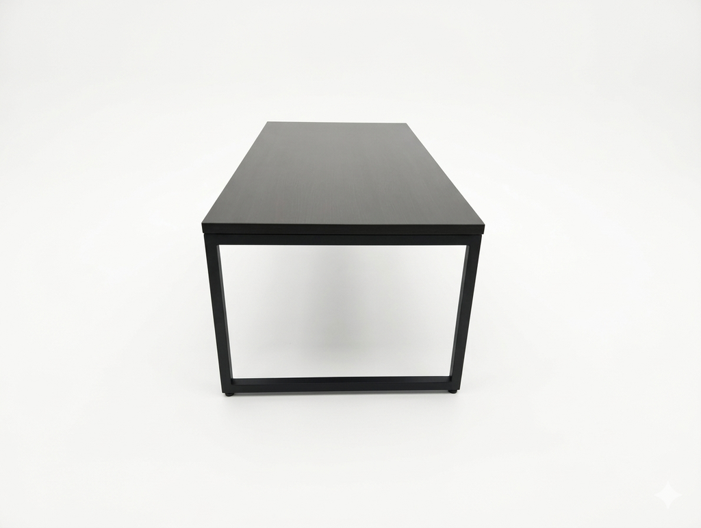  Mesa de centro color roble obscuro dimensiones 47" x 23" x 18" linea AJN™