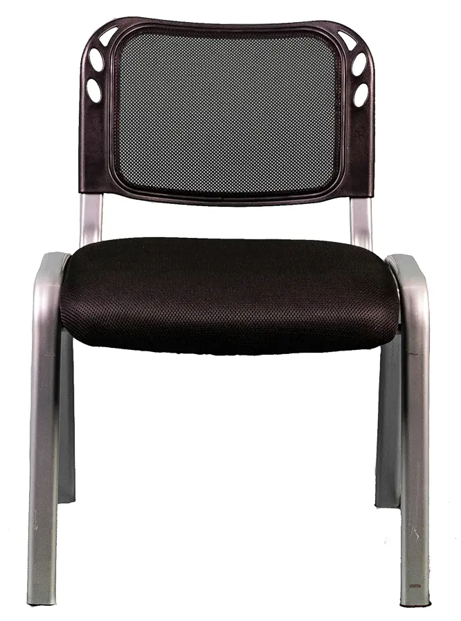 Silla de visita [NF-129] respaldo en malla apilable.