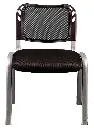 Silla de visita [NF-129] respaldo en malla apilable.