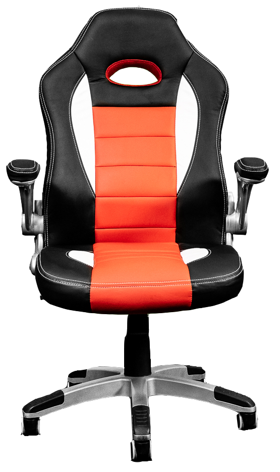 Silla Gamer color negro con rojo con brazos abatibles AJN Furniture™ 