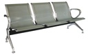 Banca de espera para 3 personas metálica