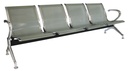 Banca de espera para 4 personas metálica