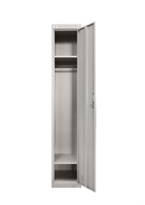 [CC-L-B1]Locker metalico de 1 puerta , 73" Alto x 17.7" profundidad x 15" ancho con ranuras de circulacion de aire ubicadas en la puerta con sistema de llave standard color