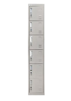 [CC-L-B6]Locker metalico de 6 puertas, 73" Alto x 17.7" profundidad x 15" ancho con ranuras de circulacion de aire ubicadas en la puerta con sistema de llave standard color crema linea AJN Furniture™