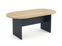 Mesa de sala de juntas color maple con gris AJN Furniture™ Medidas: 178cm largo x 90cm ancho x 75cm alto 