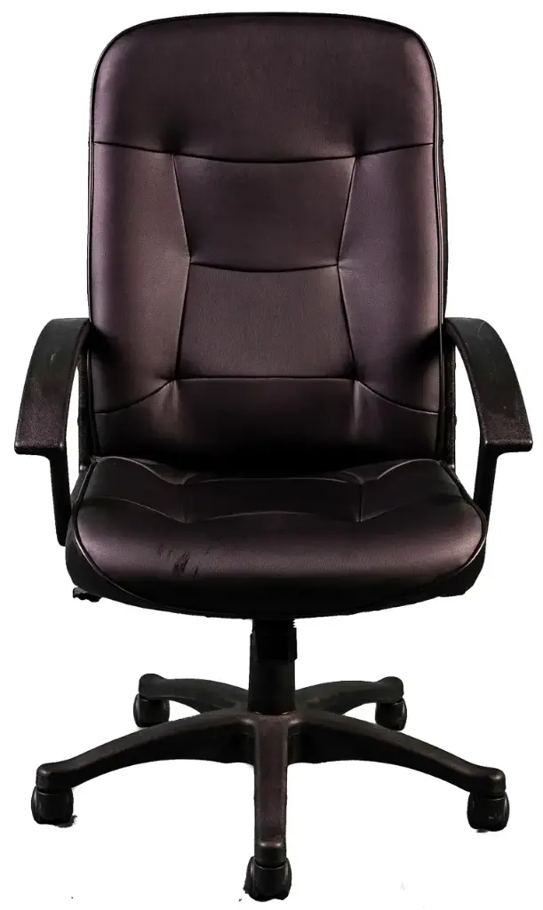 Silla Ejecutiva [NF-3044-BK] con Brazos en vinilpiel Negro