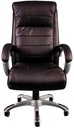 Silla Ejecutiva con Brazos en vinilpiel Negro piston hidraulico para regular la altura con soportelumbar .