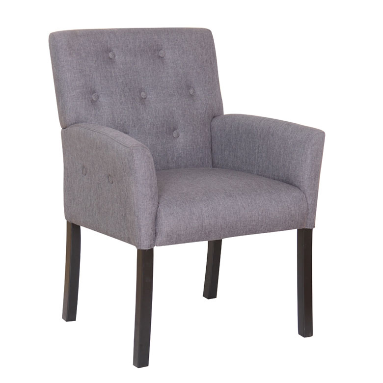 [B669BK-SG]Silla para invitados, decorativa o de comedor Boss Taylor