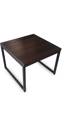 [DF8008-A] Mesa de esquina color roble oscuro AJN Furniture™ Medidas: 58cm largo x 58cm ancho x 45cm alto