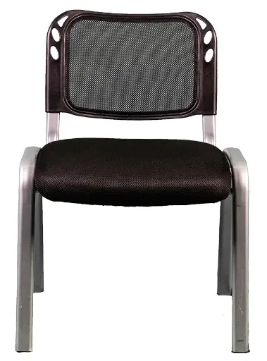 Silla de visita [NF-129] respaldo en malla apilable.