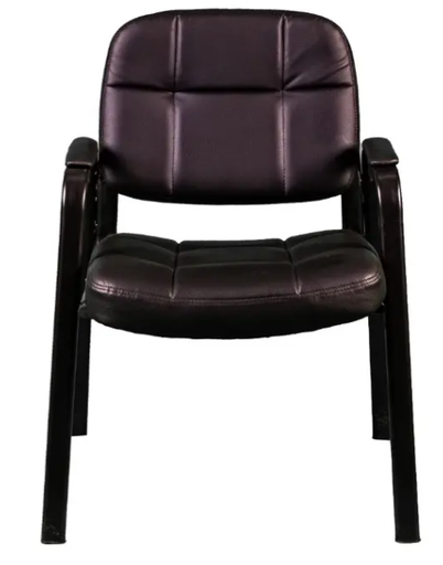 [NF-5562] Silla de visita [NF-5562] respaldo y asiento en vinilpiel.