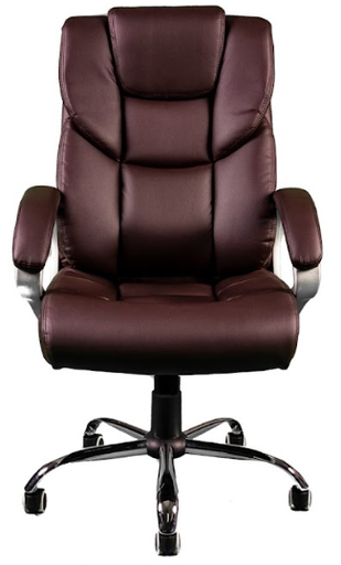 [NF-6611BK] Silla Ejecutiva [NF-6611BK] con Brazos en vinilpiel Negro 