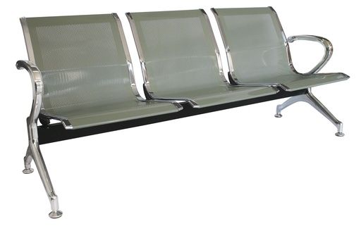 [OHR-2800-3PCR] Banca de espera para 3 personas metálica