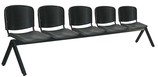 [OHR-2600-5P] Banca visita para 5 personas en polipropileno