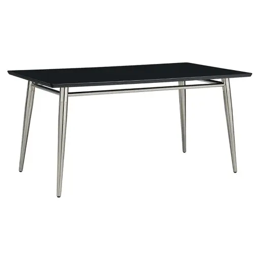 [MG1242S-BK] Mesa de centro rectangular Brooklyn cubierta de melamina Color negro medidas de 42”x24”x17” 