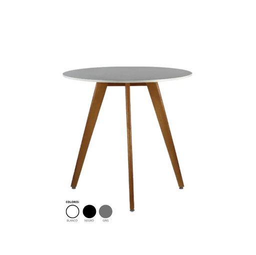 Mesa multifuncional minimalista redonda