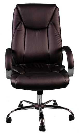 [NF-3151H] Silla Ejecutiva color negro con brazos en vinilpiel AJN Furniture™ 